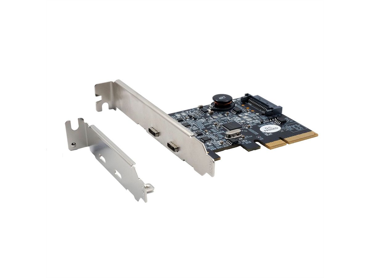 EXSYS EX-12010 USB 3.1 Gen2 PCIe 2C Ports inkl. LP Bügel