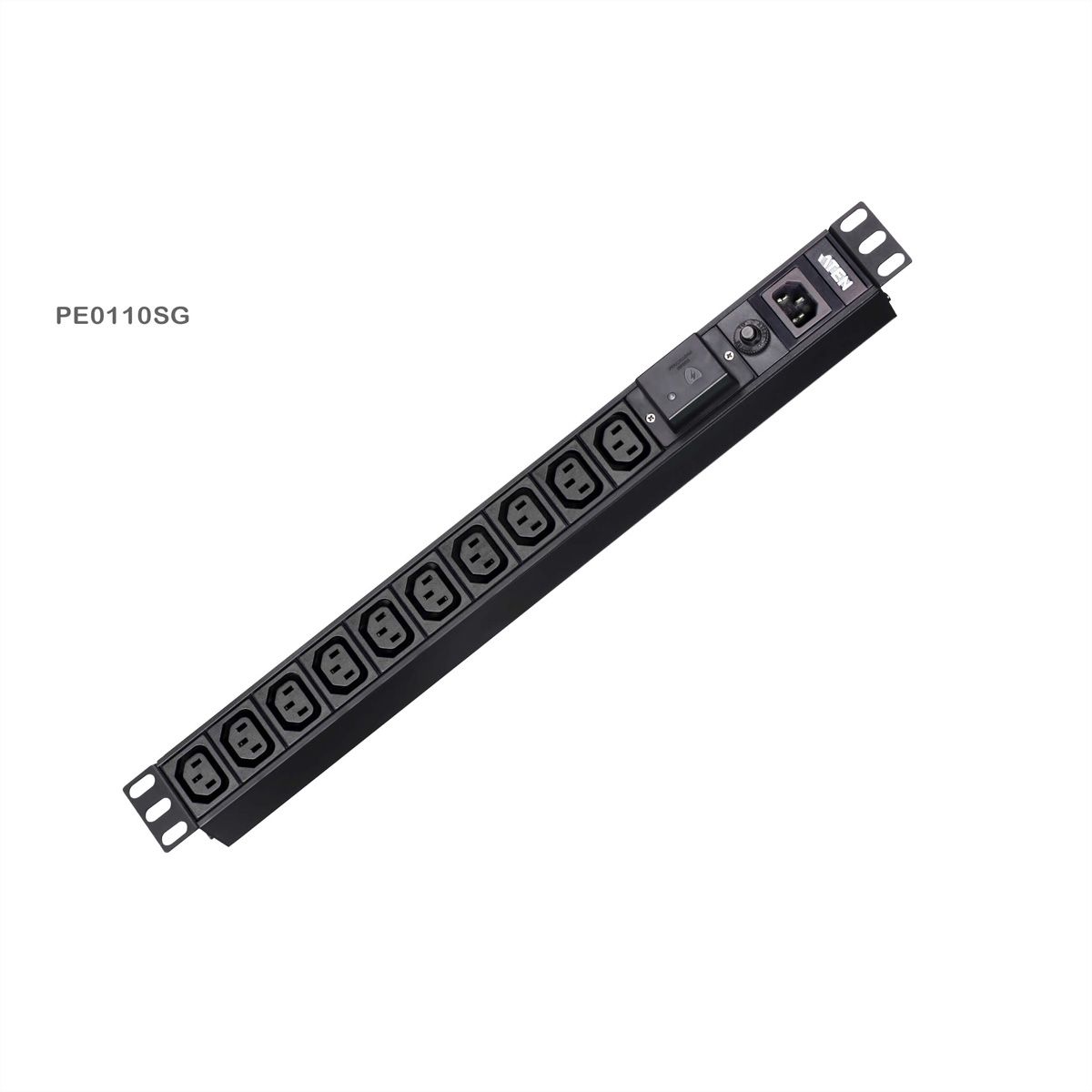ATEN PE0110SG 1HE 10A Basic PDU 10-Poorts