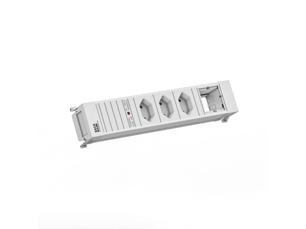 BACHMANN POWER FRAME 3xCH 0° 1xCM 0.2m GST18 RAL9010