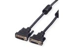 VALUE Verlengkabel DVI, DVI M-F, (24+1) dual link, 1.0 meter, 1 m