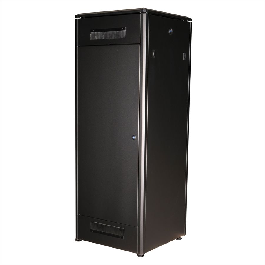 ROLINE 19-inch netwerkkast Pro 32 U, 600x600 BxD Glazen deur zwart
