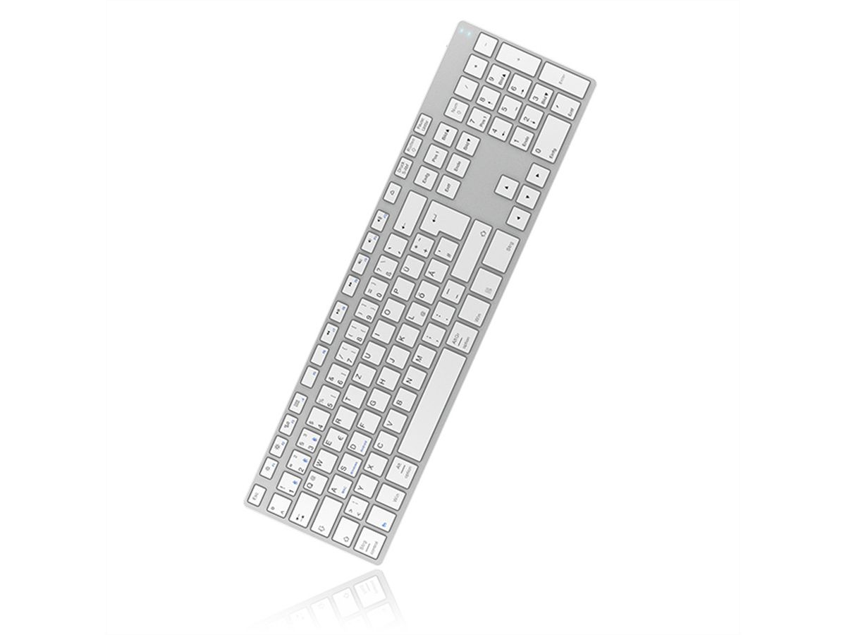 KeySonic KSK-8022BT Aluminium Tastatur Bluetooth 3.0