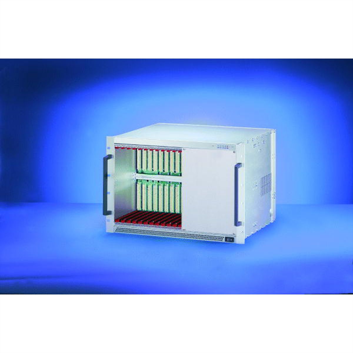 SCHROFF VMEbus System, 7 U, 12 Slot, for Transition Modules, Open Frame PSU