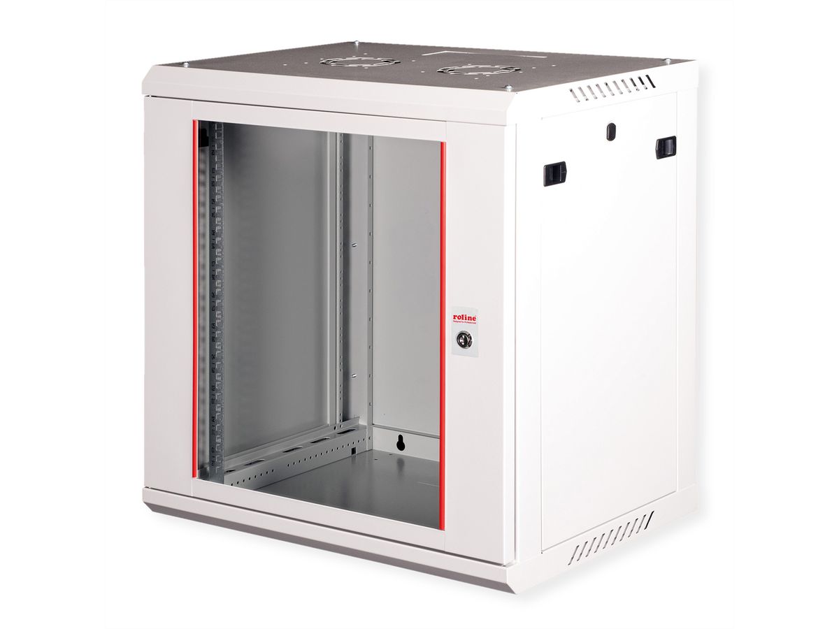 ROLINE 19" Wall Cabinet Basic Plus 12U, 600x450 BxT grey