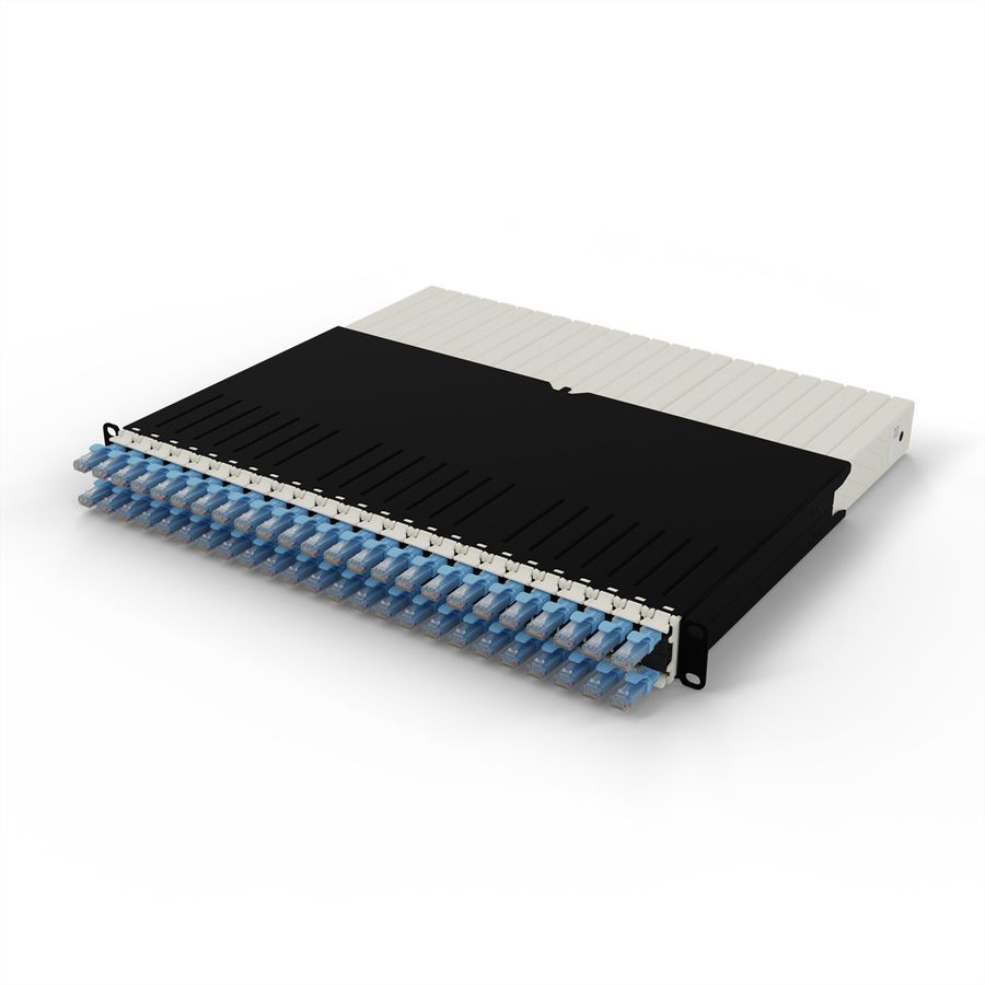 patchbox.one 8RU UTP blauw Cat.6a 0,8 m