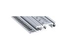 SCHROFF horizontale rail, voorzijde, type H-LD, zwaar, lange lip, voor IEEE-toepassing, 20 pk