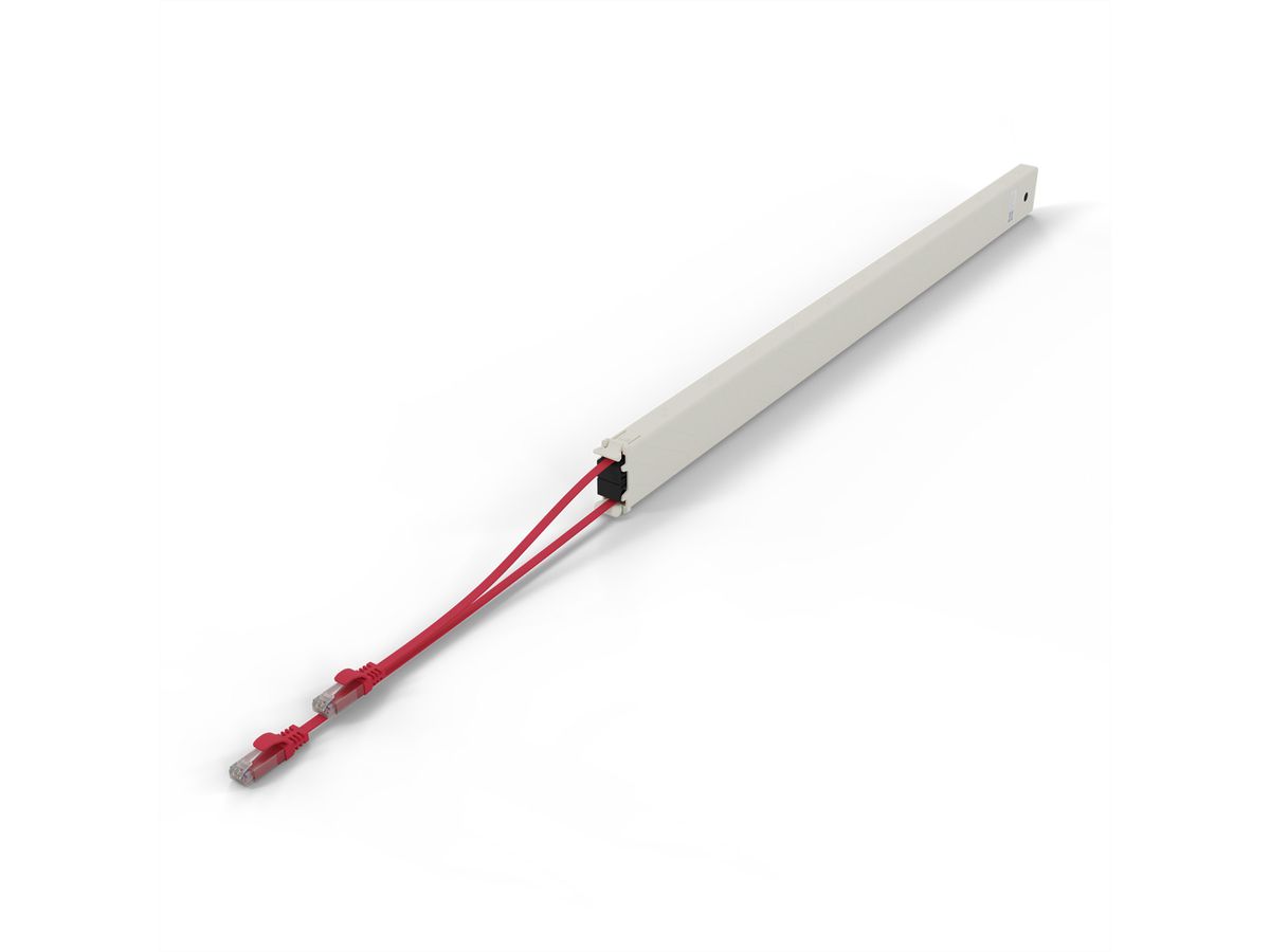 patchbox.one Kassette 46RU UTP rot Cat.6a 2,5m