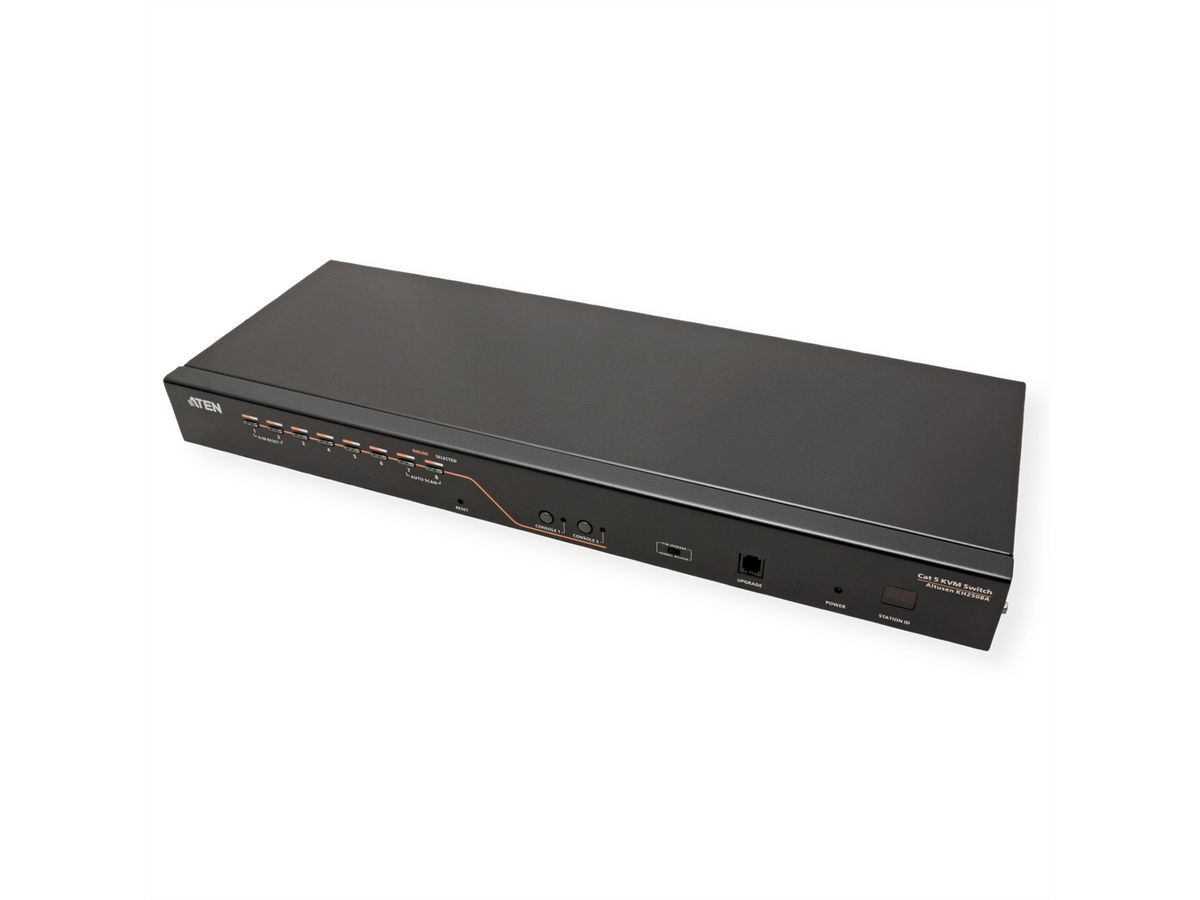 ATEN KH2508A 2-console 8-poorts Multi-Interface (DisplayPort, HDMI, DVI, VGA) Cat 5 KVM switch