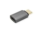 ROLINE Adapter, USB4 Gen 3x2, Aluminum, Type C, M/F, silver