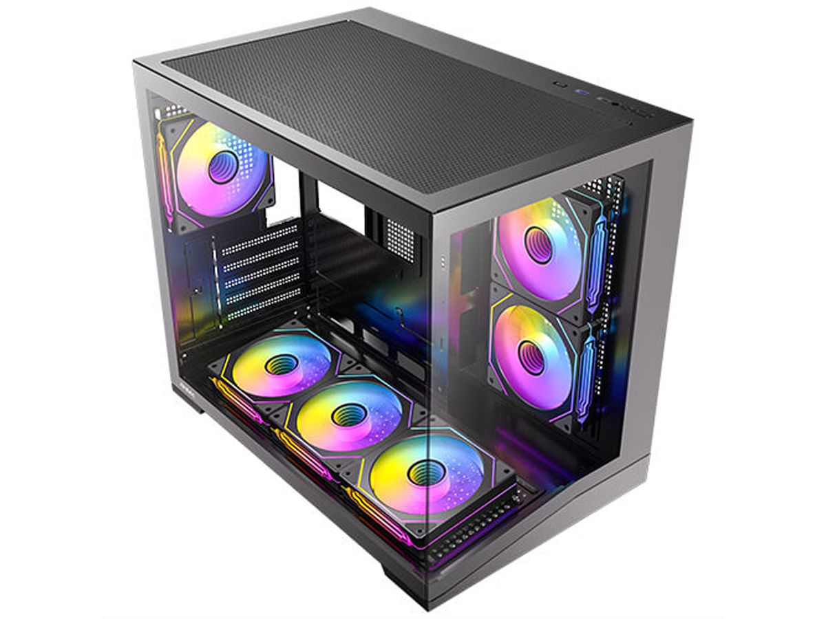 ANTEC CX M3 ARGB B PC Case, Minitower microATX, black