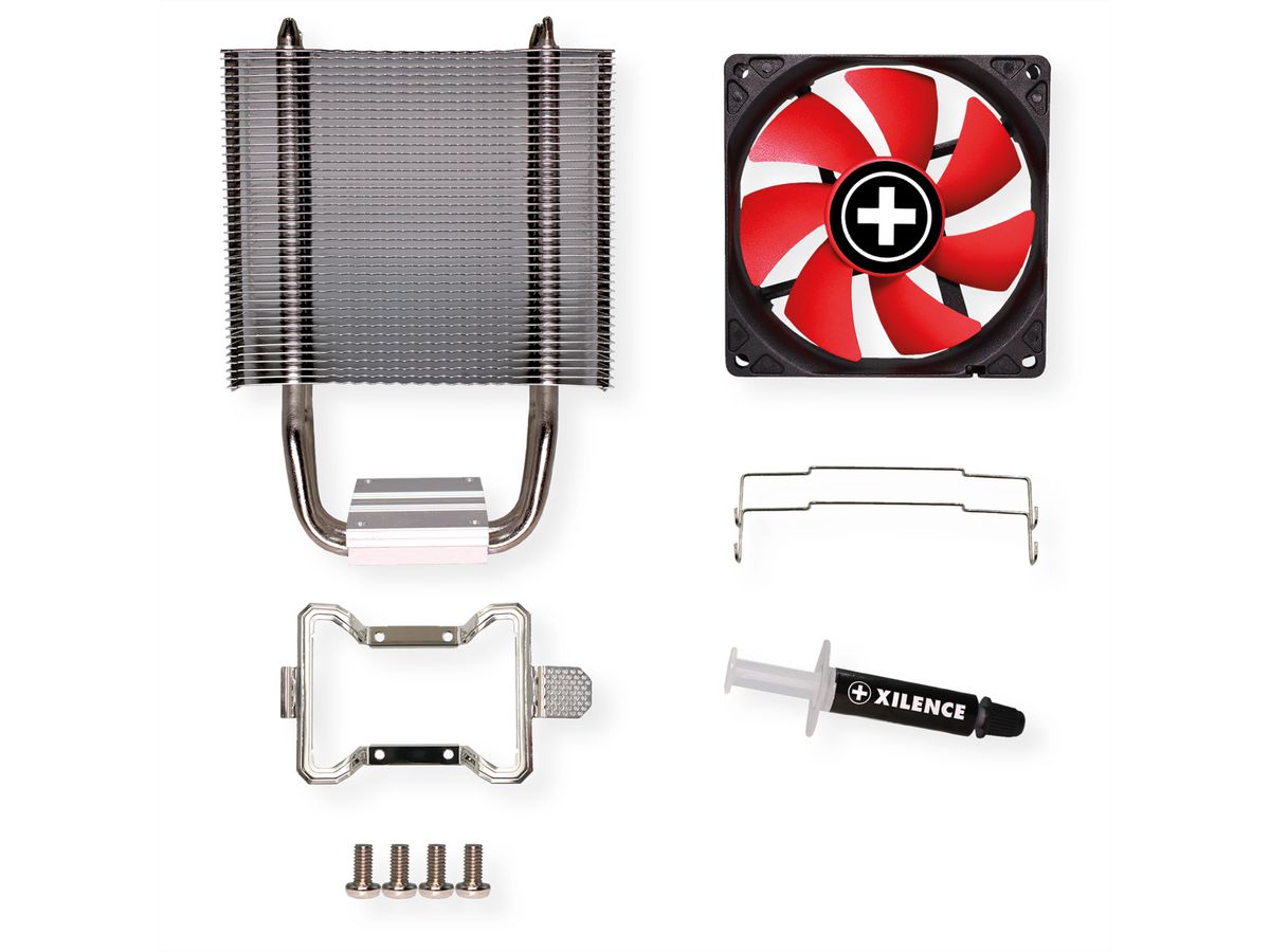 Xilence A402 AMD CPU Cooler, Heatpipe, 92mm PWM Fan, 130W TDP