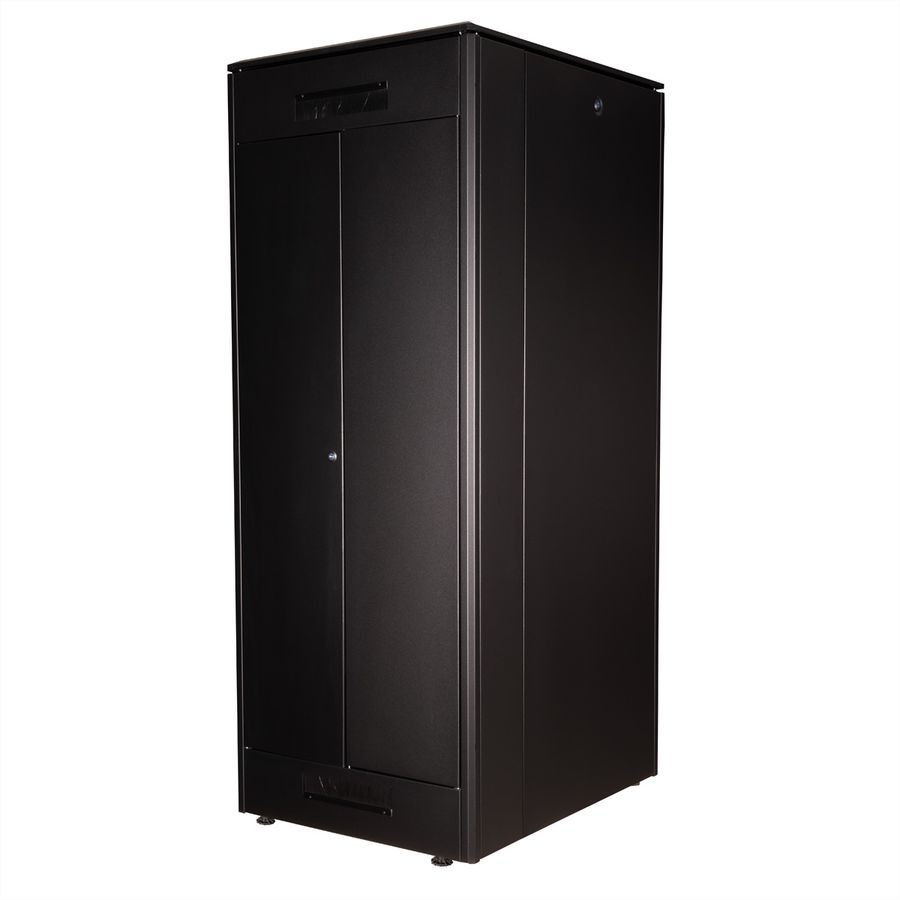 ROLINE 19-inch netwerkkast Pro 42 U , 800x1000 BxD Glazen deur zwart