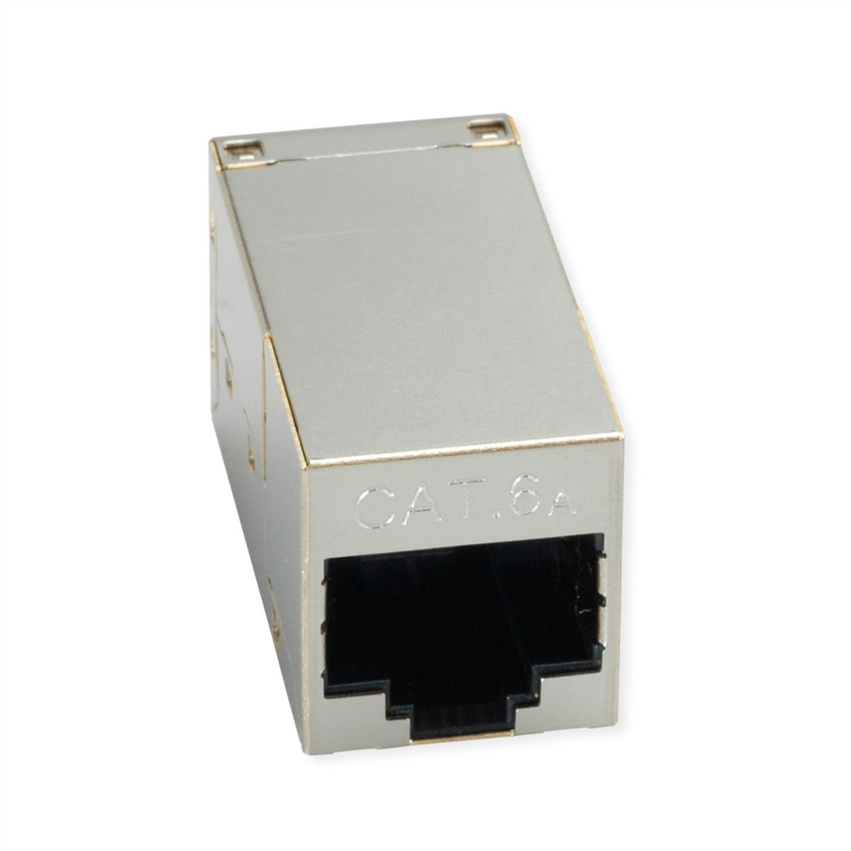 ROLINE RJ-45-koppeling afgeschermd, Cat.6A (klasse EA), zilver