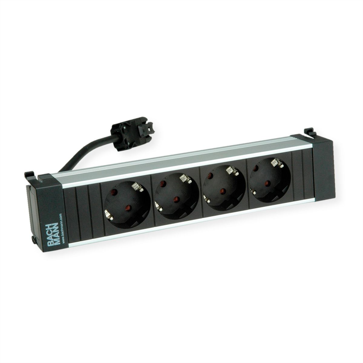 BACHMANN POWER FRAME 4xCEE7/3 ALU 0.20m 3G1.5mm² sw GST18
