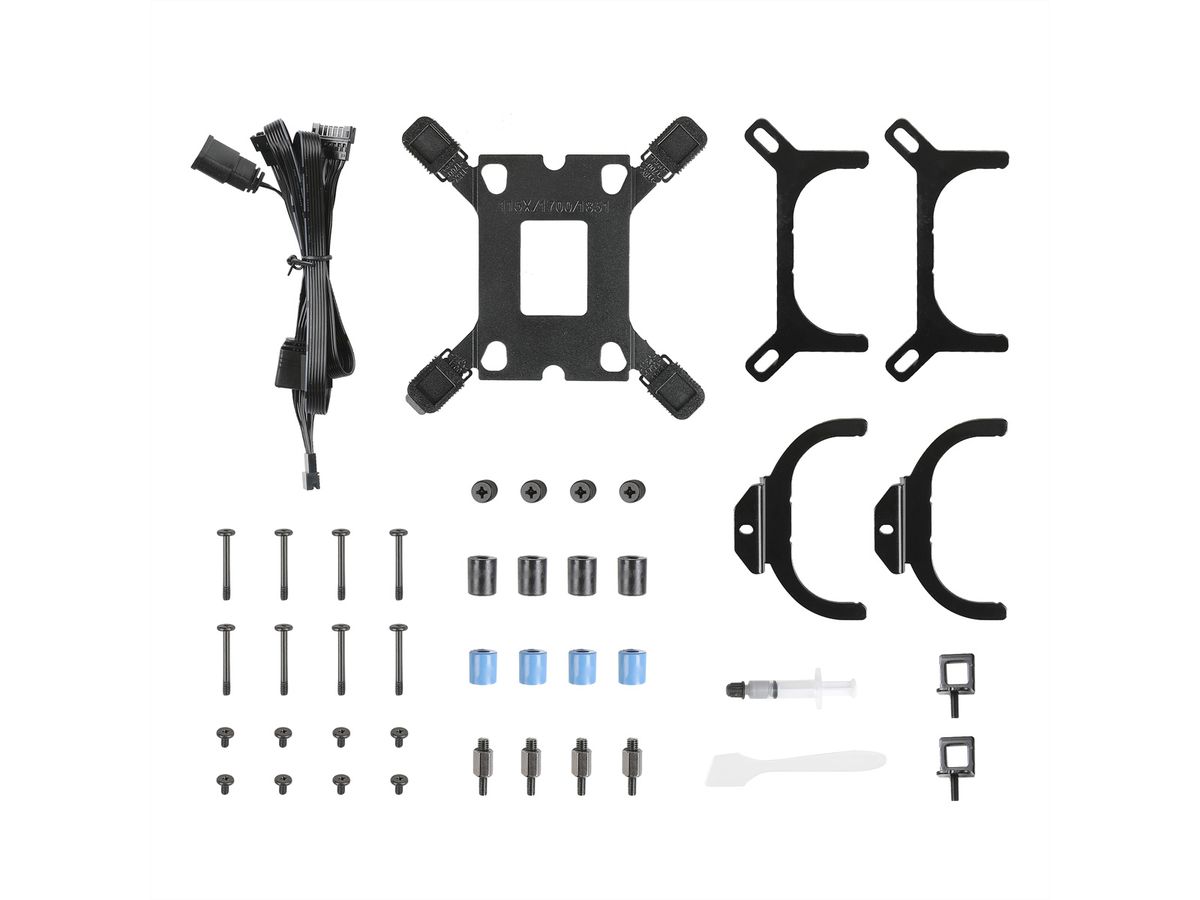 ANTEC Skeleton 240 ARGB processor fan water cooling, black