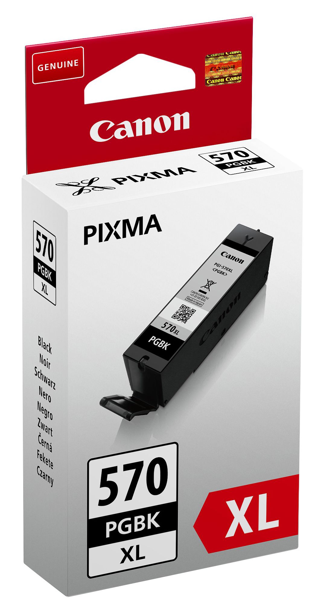 PGI-570XL PGBK, inkttank gepigmenteerd zwart, ca. 500 pagina's voor PIXMA MG5750