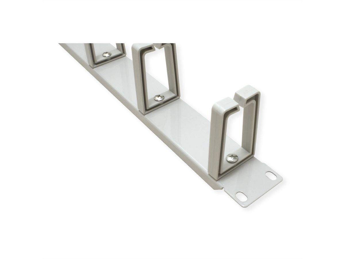 VALUE 19" Frontpaneel, horizontale en verticale kabelinvoer, Type C, grijs