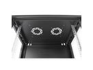 ROLINE 19-inch wandbehuizing Basic Plus 12U, 600x450 BxD zwart