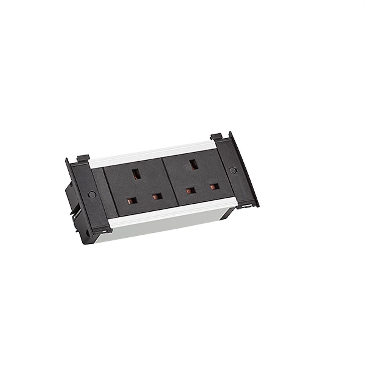 BACHMANN KAPSA XS 2xUK 13A black, Current 2.0m UK 13A United Kingdom