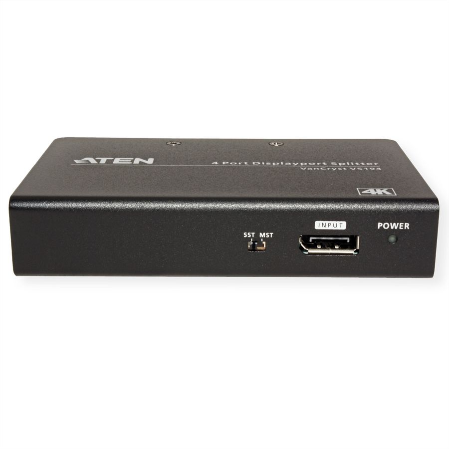 ATEN VS194 4-Poorts 4K DisplayPort Splitter