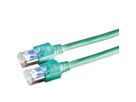 DÄTWYLER patchkabel Cat.5e (Klasse D) S/UTP, CU 5502 flex PVC, Hirose TM11, groen, 3 m