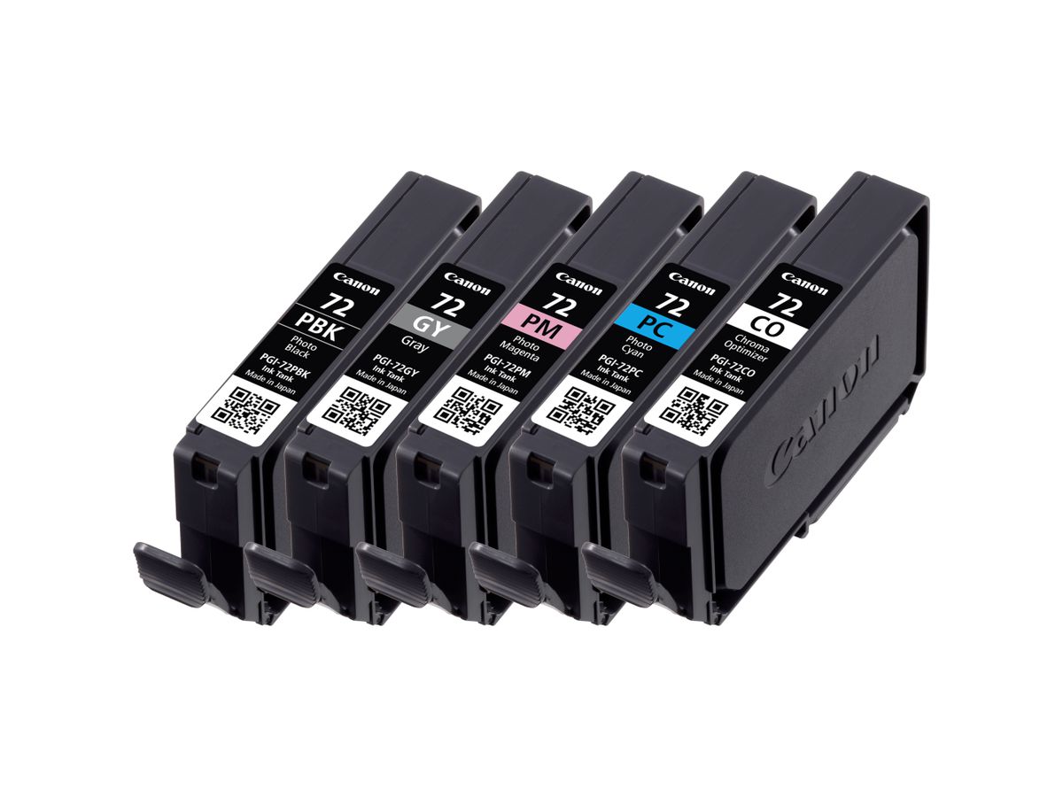 Canon 6403B007 inktcartridge 5 stuk(s) Origineel Normaal rendement Grijs, Foto zwart, Foto cyaan, Foto magenta