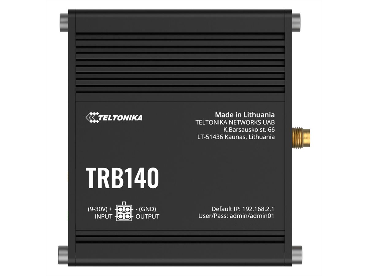 TELTONIKA TRB140 LTE/4G/3G/2G robuuste Industriële gateway