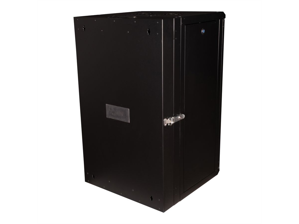 ROLINE 19-inch wall-mounted housing Pro 20 U, 600x600 WxD two-piece swivelling black