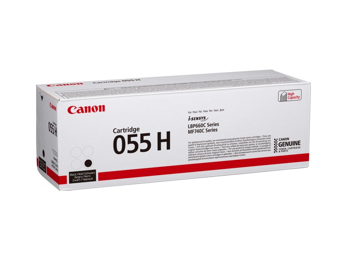 Canon 055H tonercartridge 1 stuk(s) Origineel Zwart