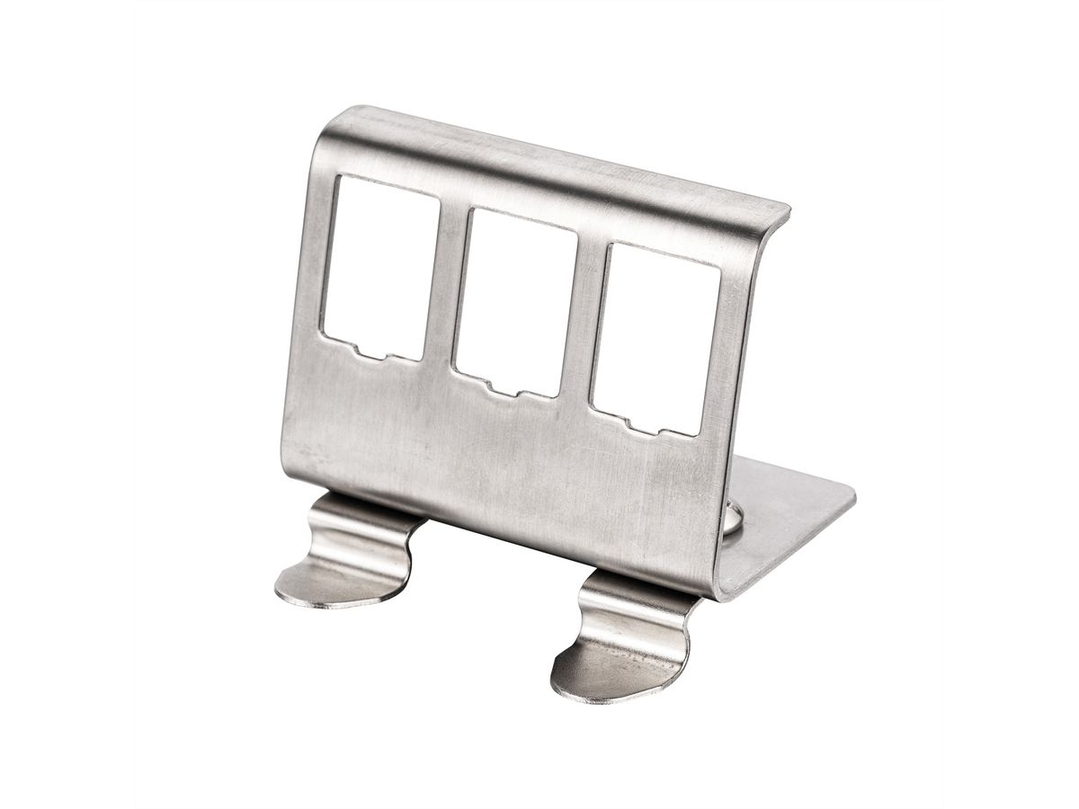 ROLINE DIN-rail adapter, leeg, voor 3 keystones