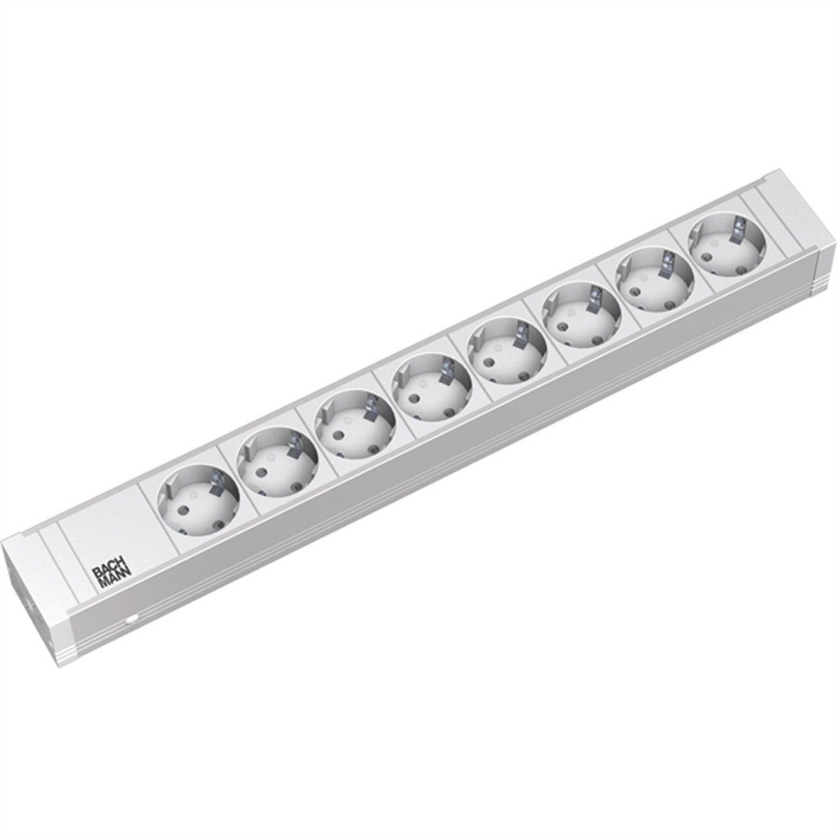 BACHMANN 19" 1,5U 8xCEE7/3 ws voeding 2,0m CEE7/7