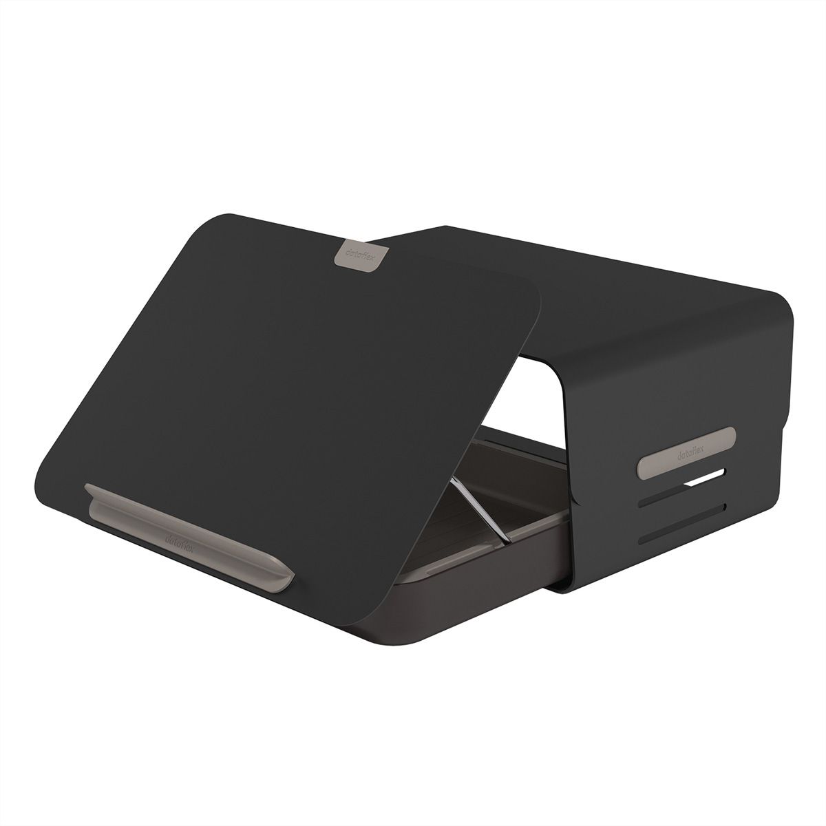 DATAFLEX Addit Bento ergonomisches Schreibtischset, schwarz