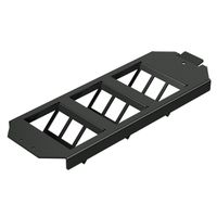 EasyLan vloerdoos Basic UT4 9x Keystone, Draagplaat GB3