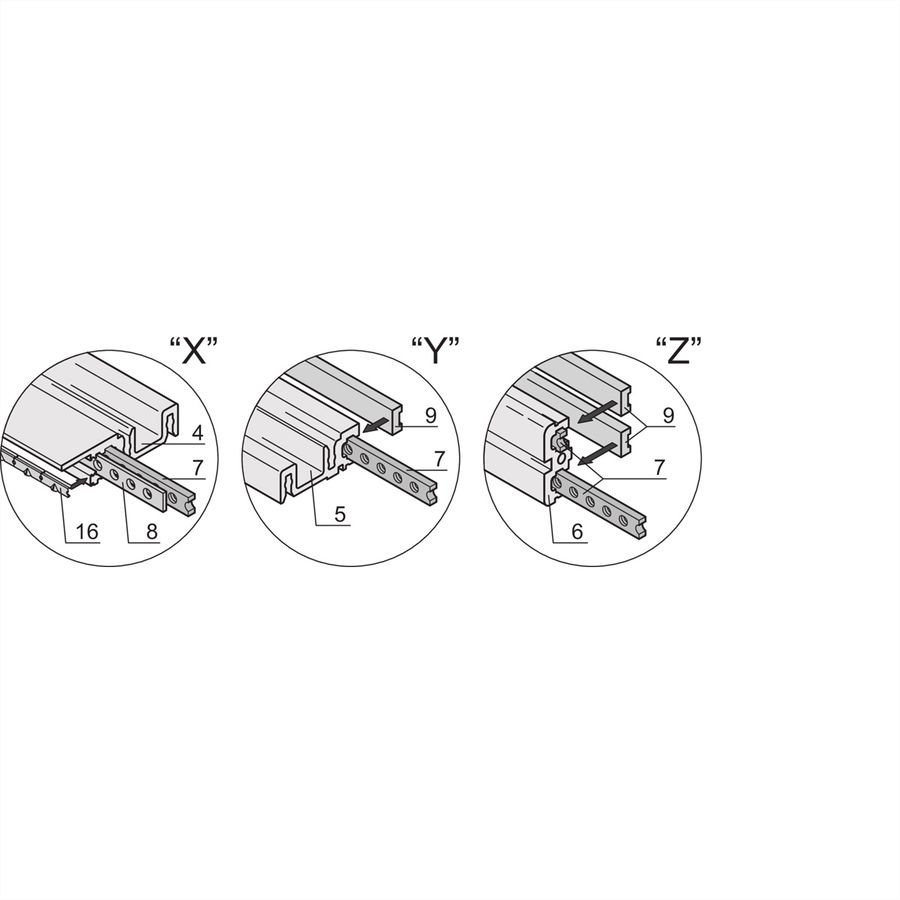 SCHROFF RatiopacPRO AIR 19" Rack Mount Case, Retrofittable Shielding With Handles, 6/7 U, 84 HP, 255 mm