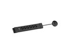 BACHMANN CONNECTUS 6xCEE7/3, 1xFerntaster 2,0m CEE7/7 Schwarz