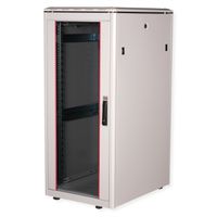 ROLINE 19-inch Network Cabinet Pro 26 U, 600x800 WxD glass door grey