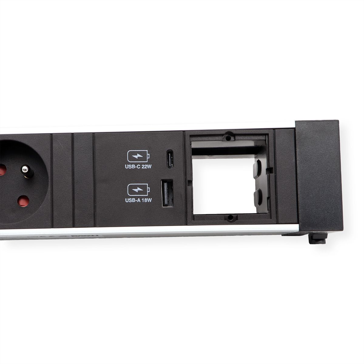 BACHMANN POWER FRAME M 2xUTE 1xCM 1xUSB A/C 22W 0.2m GST18