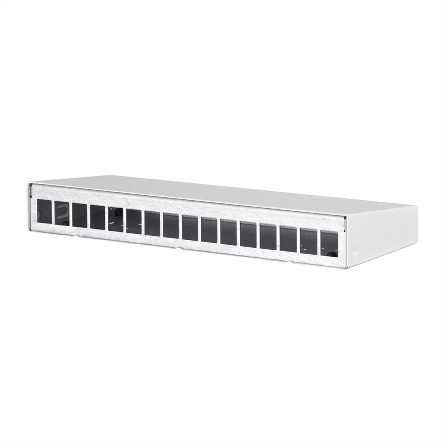 METZ CONNECT Keystone AP-behuizing 16-poorts zuiver wit RAL9010