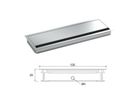 BACHMANN LOOP SQUARE kabeldoorvoer, 360 mm, Aluminium