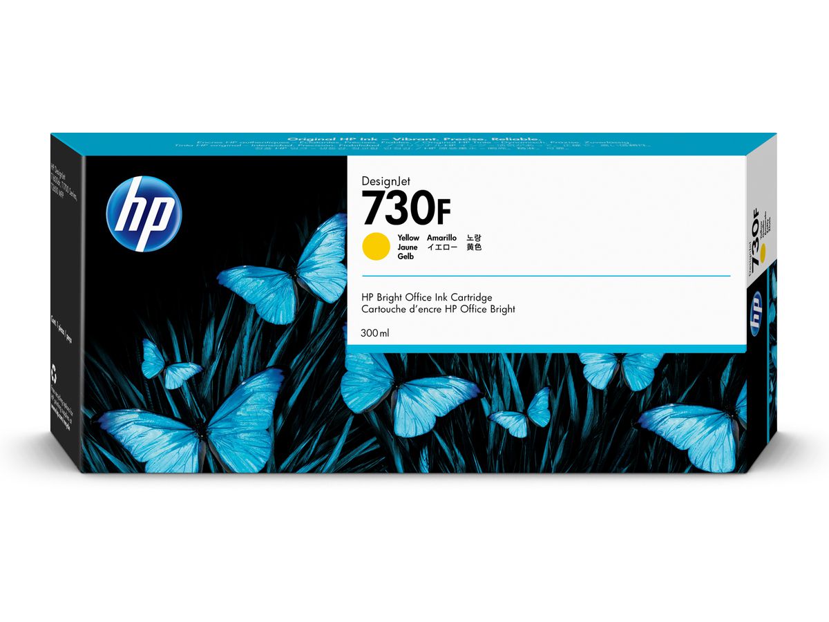 HP 730F gele DesignJet-inktcartridge, 300 ml