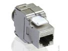 VALUE Cat.6A (Class EA) Keystone, RJ-45, STP, tool-free, silver