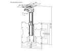 VALUE TV plafondbeugel , opvouwbaar, 17-37 inch, tot 20 kg