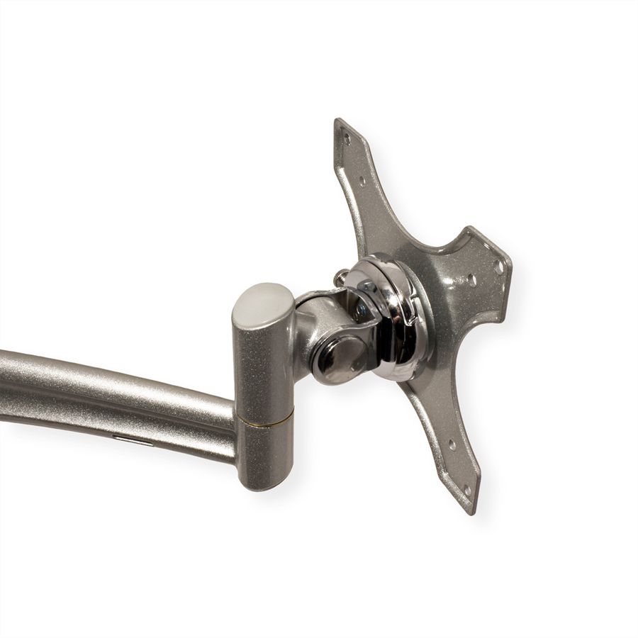 VALUE Dual LCD Monitor Arm, Desk Clamp, 4 Joints, height adjustable separately