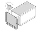 SCHROFF HF-frame type insteekmodule voorpaneel, ombouw afscherming met stalen pakking, 3 HE, 21 HE