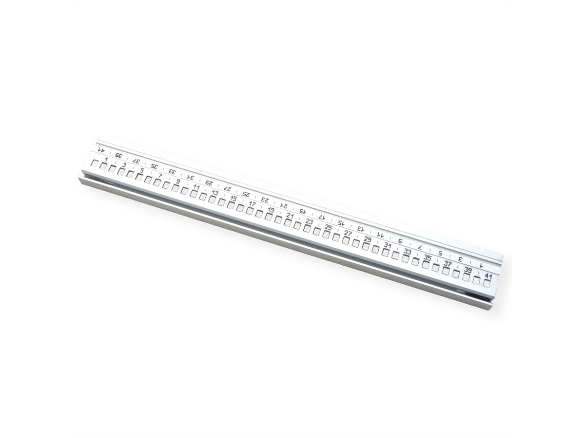SCHROFF horizontale rail achter type H-ST, zwaar, standaard, 42 pk