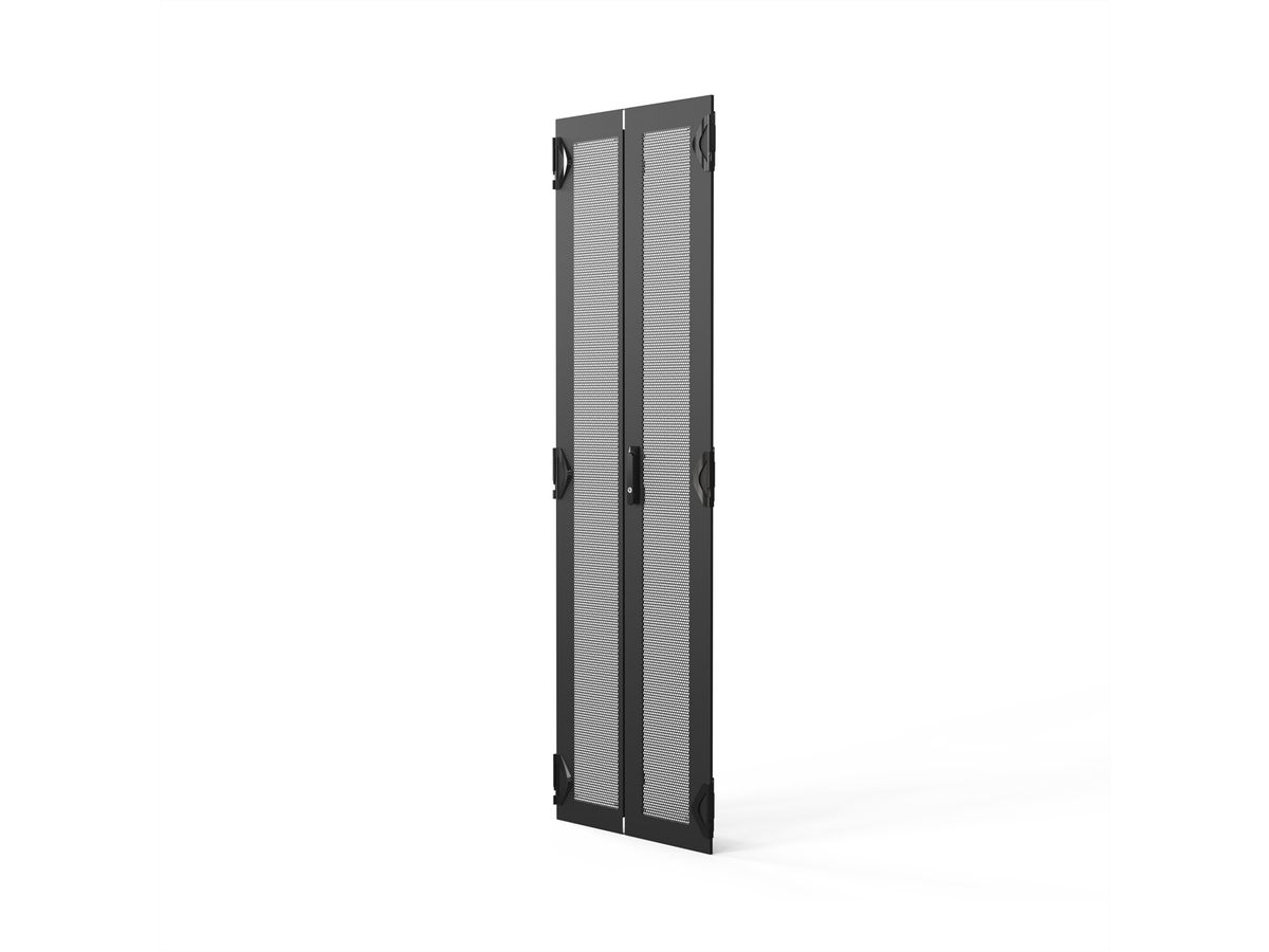 DBL DOOR 2200H600W VENT E-HANDLE RAL7021