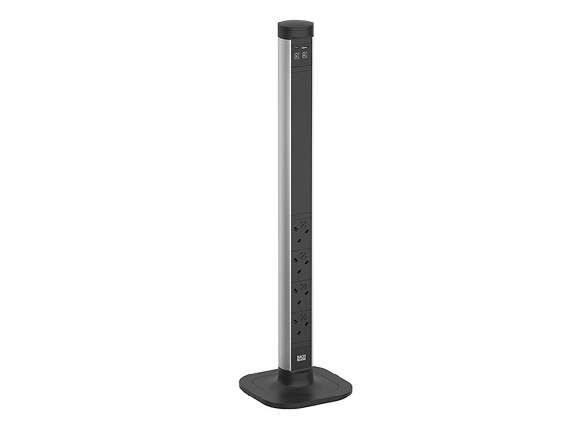 BACHMANN CYCLE Pole L 4xUK 1xUSB/C 22W 2,5m UK