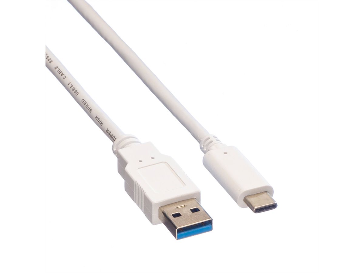 VALUE USB 3.2 Gen 1 Cable, A-C, M/M, 1 m