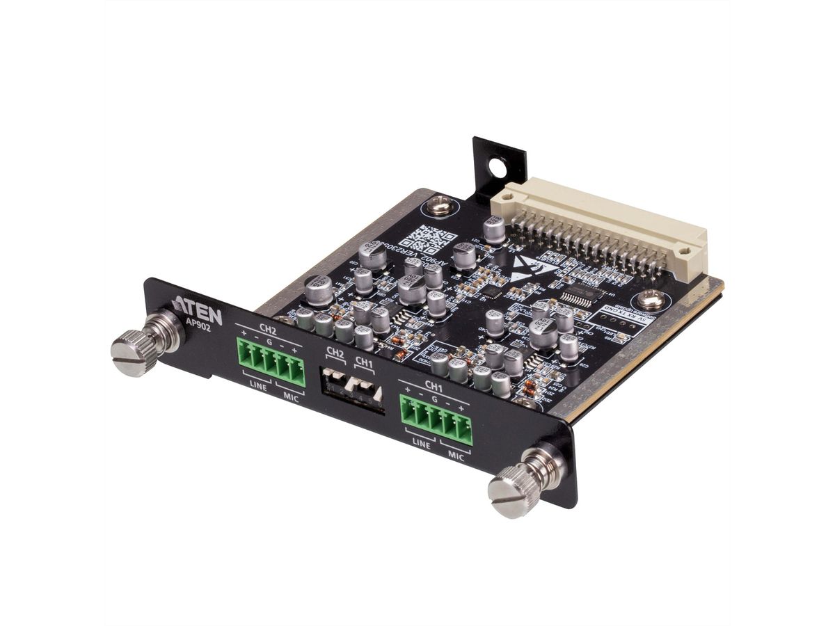 ATEN AP902 2-CH Mic/Line Pre-AMP Expansion Card