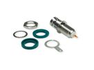 TELEGÄRTNER BNC Bulkhead Socket, insulated with green insulating washers